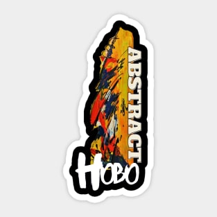 Abstract Hobo Sticker